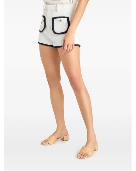 Cinq À Sept White Auden Shorts