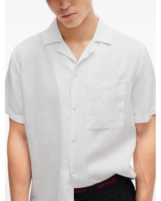 Camisa a cuadros HUGO de hombre de color White
