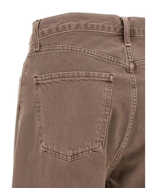 Agolde Brown Ren Cotton Jeans