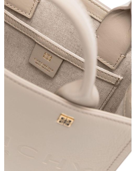 Givenchy Natural G-Tote Mini Leather Handbag