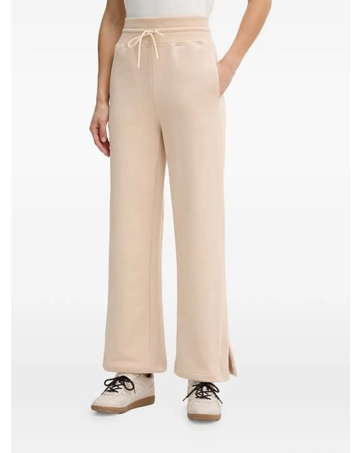 Twinset Natural Drawstring-Waist Track Pants