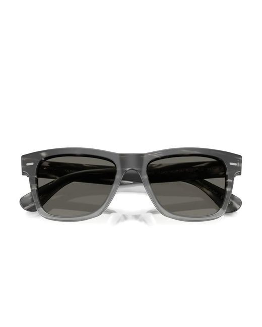 Oliver Peoples Gray Oliver Sun Square-Frame Sunglasses