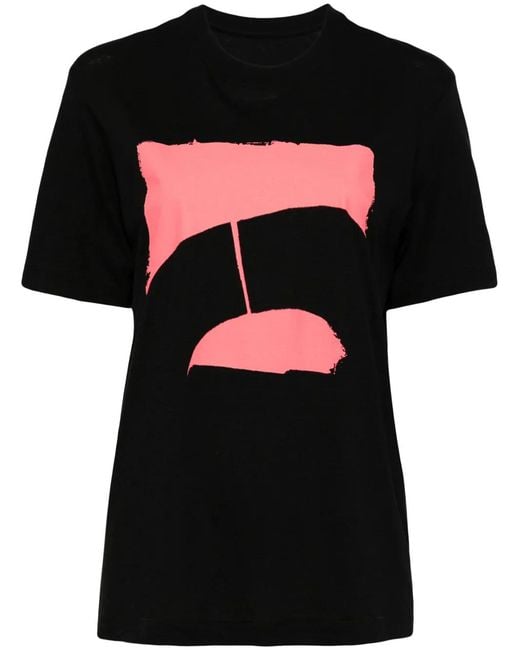 JNBY Black Short-Sleeved T-Shirt