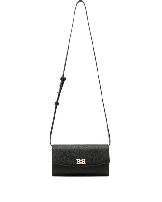 Bally White Grained B-Chain Wallet