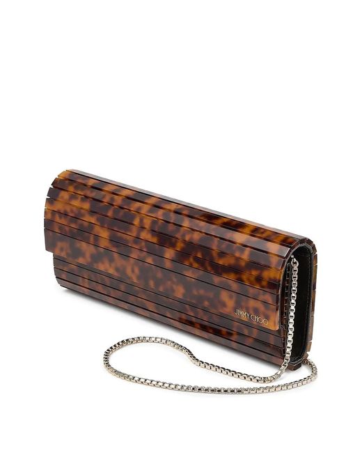 Jimmy Choo Brown Sweetie Clutch Bag