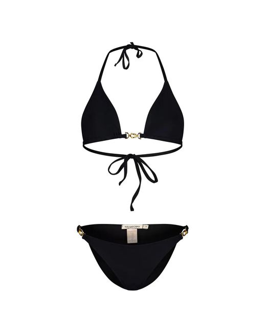 Paramidonna White Gia Tie-Detail Bikini
