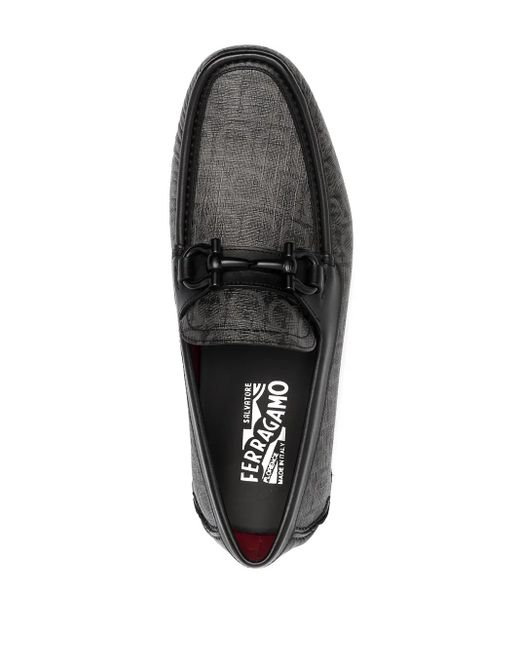 Ferragamo Black Parigi 19 Loafers for men
