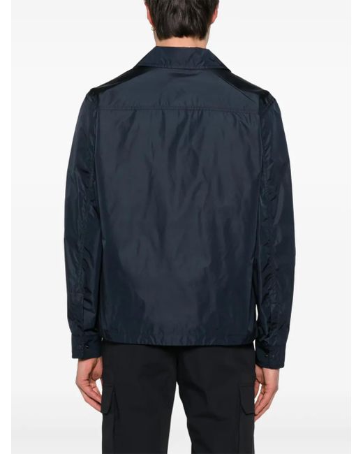 Aspesi Blue Lightweight Shirt Jacket for men