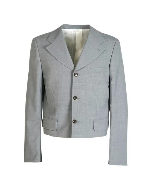 Comme des Garçons Black Mélange-Effect Single-Breasted Blazer for men