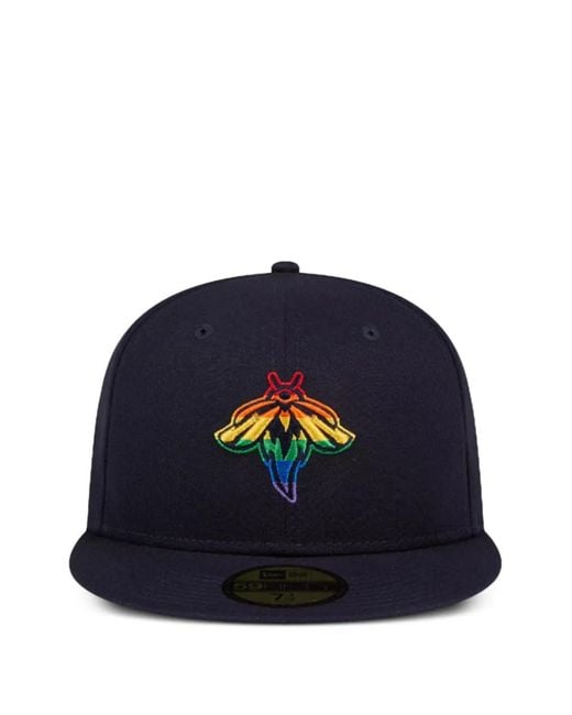KTZ Blue 59Fifty Columbia Fireflies Cap for men