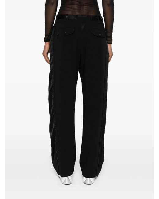 Kiko Kostadinov Black Cauda Trousers