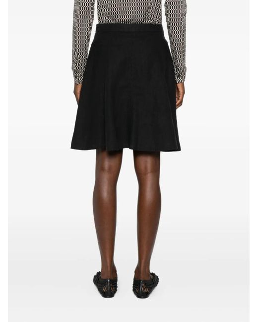 Marc O' Polo Flared Mini-Rok in het Black