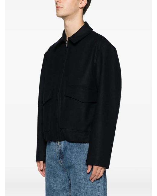 Barena Black Zipped-Pockets Jacket for men