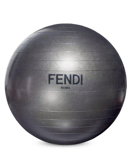 Ballon à logo imprimé Fendi pour homme en coloris Gray