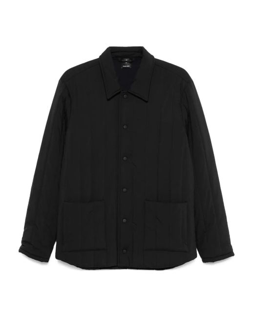 メンズ Gran Sasso キルティング パッチポケット ジャケット Black
