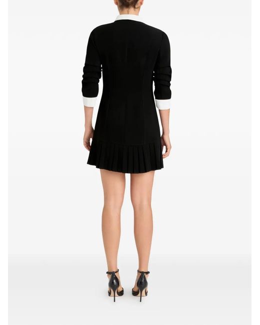 Cinq À Sept Black Lucilla Mini Shirt Dress