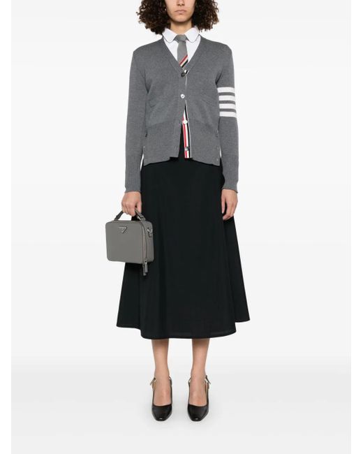Thom Browne Black School A-Line Skirt
