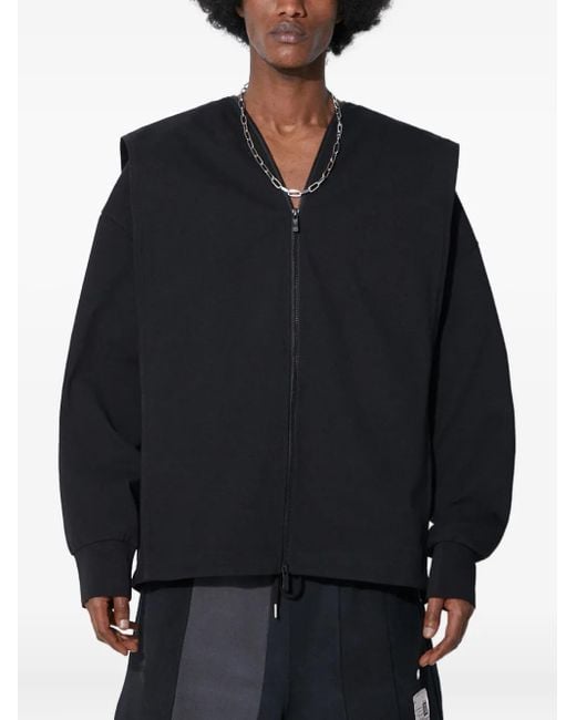 A.A.Spectrum光谱 Blue Zip-Front Jacket for men