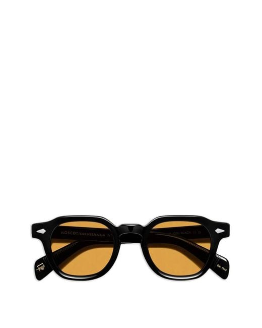 Moscot Black Lunettes De Soleil Dolt À Monture Géométrique