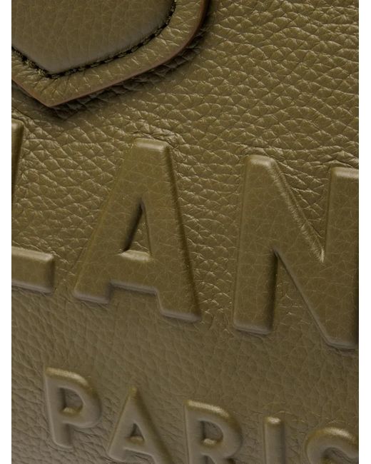 Lancel Brown Jour Zipped Leather Tote Bag