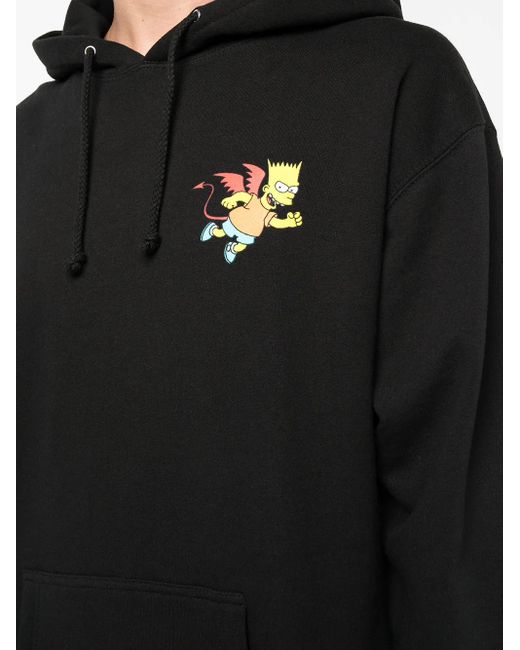 Market Black Devil Arc Graphic-Print Hoodie for men