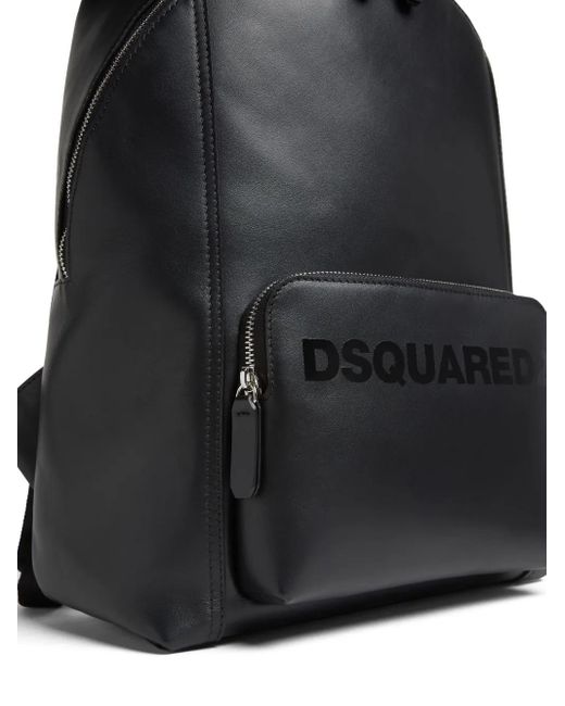 DSquared² Black Bob Backpack for men