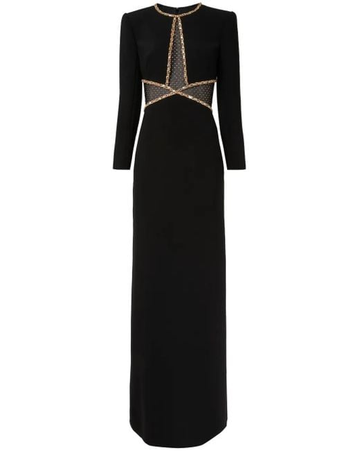 Jenny Packham Black Luca Gown