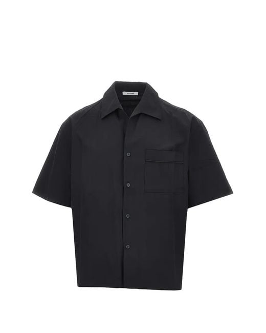 Entire studios Blue Patch-Pocket Pajama Shirt for men
