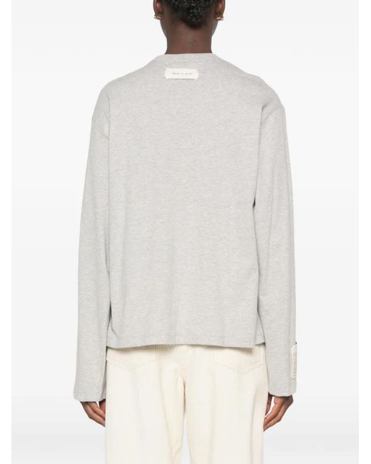 Alysi White Long-Sleeves T-Shirt