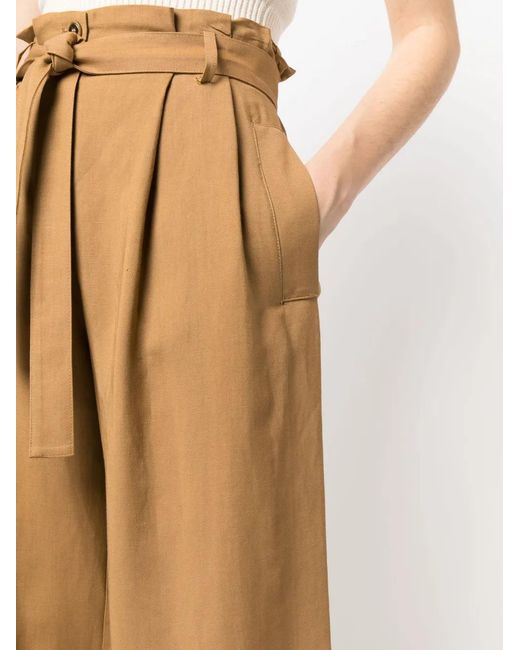 Pinko Natural Belted Trousers