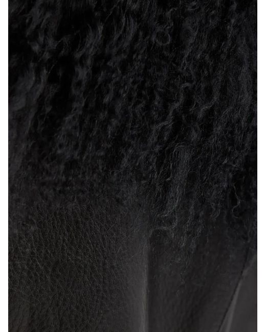 Manokhi Black Maira Detachable-Collar Jacket