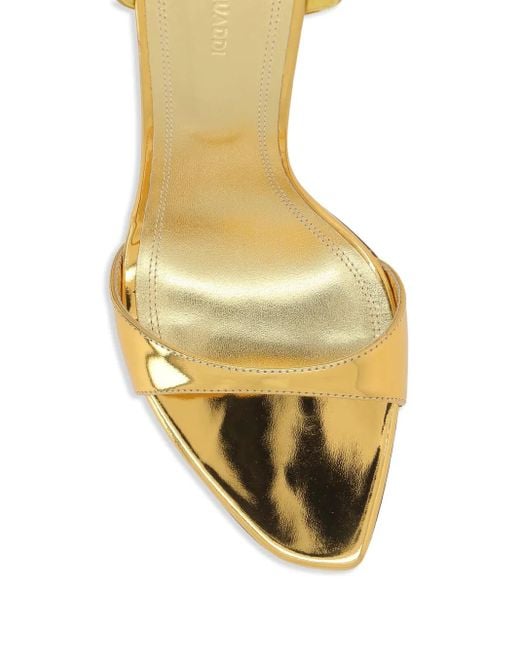 AMINA MUADDI Metallic 95mm Agnese Sandals