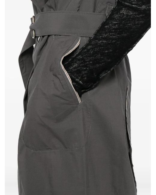 Carol Christian Poell Gray Self Edge Metre Coat