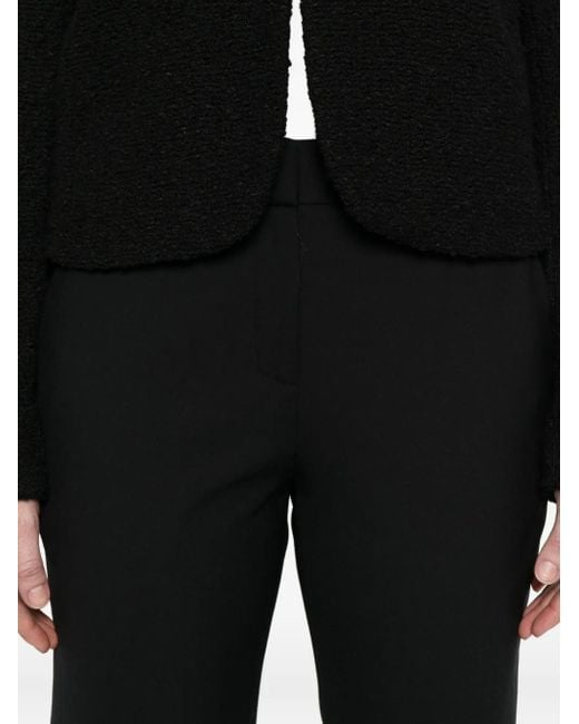 IRO Zip-detail Cropped Trousers Black