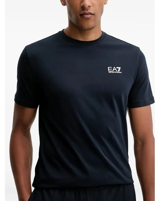 EA7 Blue Logo T-Shirt for men
