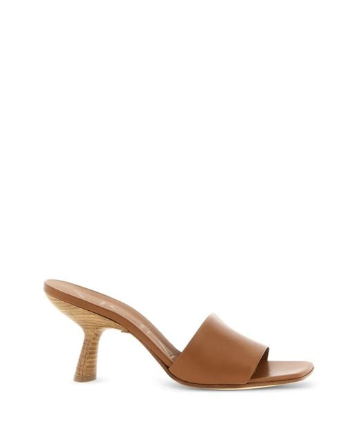 Vicini Natural Lavenue Leather Sandals