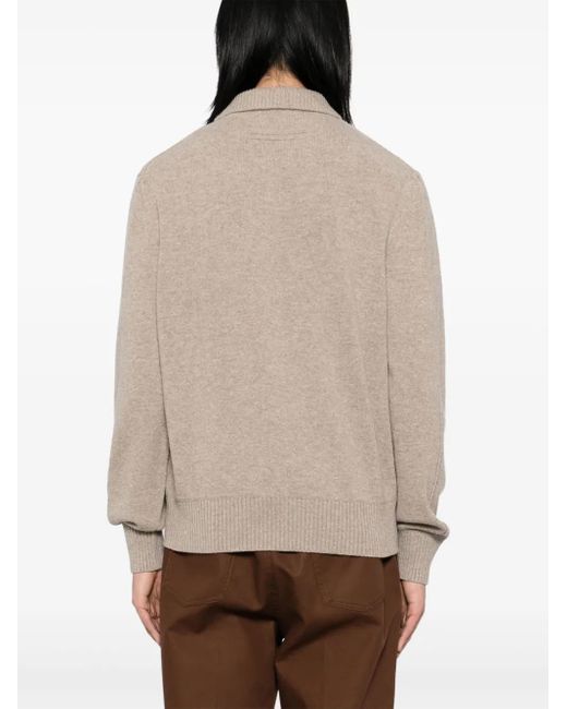 Zegna Natural Crew Neck Sweater for men
