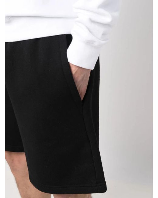 DSquared² Black X Ibrahimović Logo-Print Bermuda Shorts for men