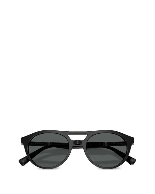 Brunello Cucinelli Black Browline Sunglasses