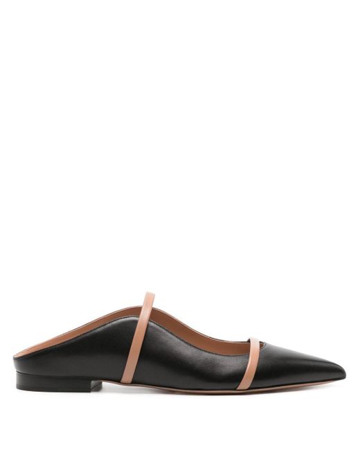 Malone Souliers Black Maureen Leather Mules