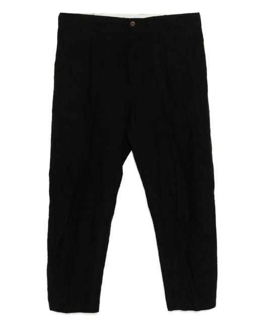 Forme D'expression Black Tapered Trousers for men