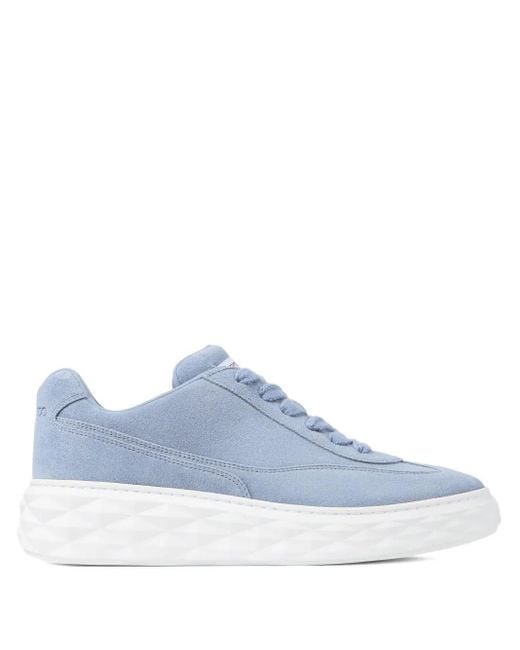Jimmy Choo Diamond Maxi Retro Sneakers in het Blue voor heren