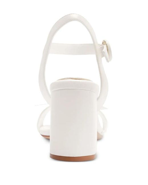 Alexandre Birman White 75Mm Clarita Sandals