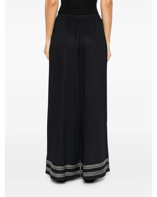 Bode Black Mathilde Trousers