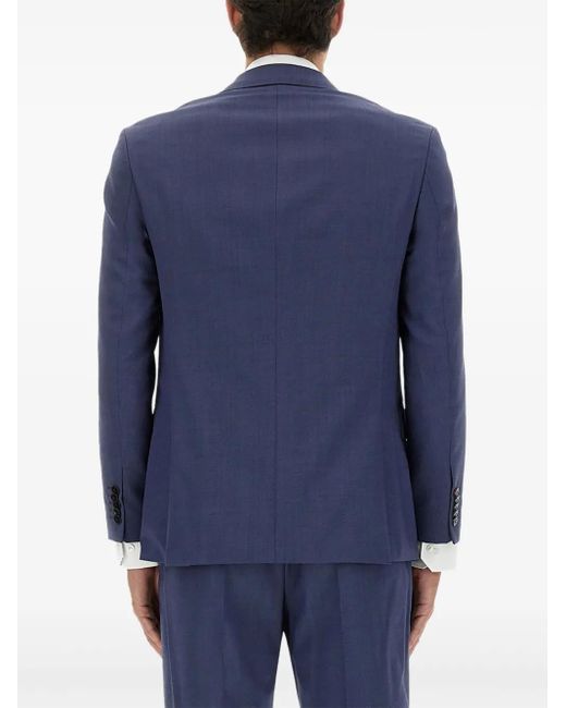 HUGO Blazer Met Enkele Rij Knopen in het Blue voor heren