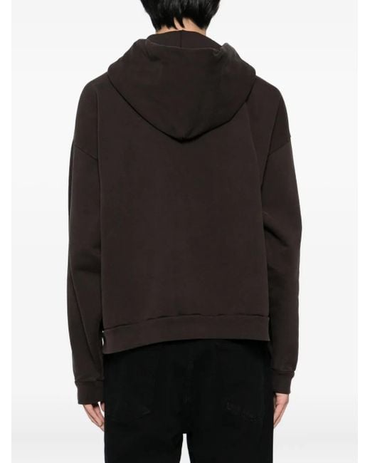 Agolde Black Salford Hoodie for men