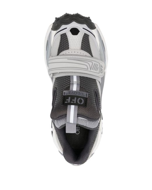 Off-White c/o Virgil Abloh White Off- Glove Panelled Slip-On Sneakers