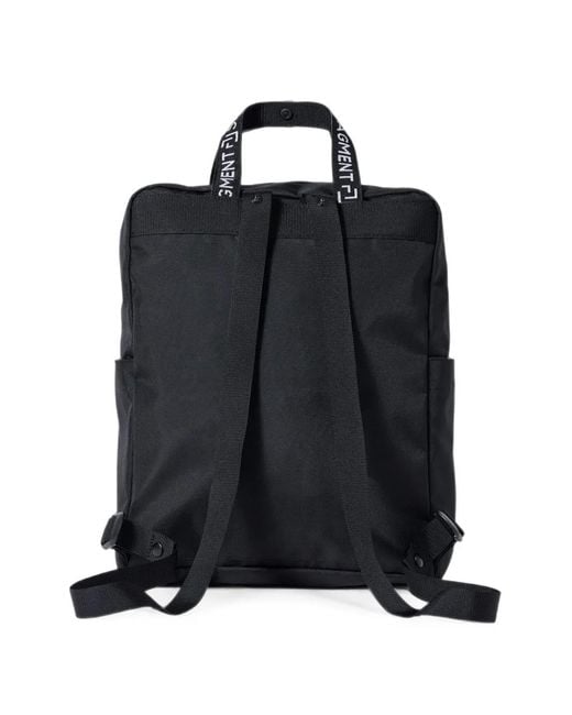 RAMIDUS Black Sac À Dos À Bandes Logo for men
