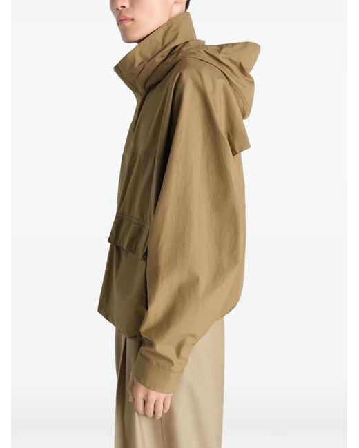 Lemaire Natural Hooded Rain Parka for men