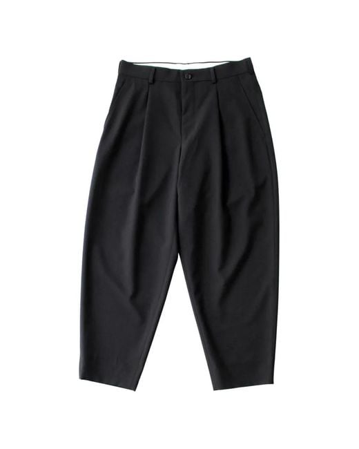 Comme des Garçons Gray Pantalon Fuselé À Design Plissé for men